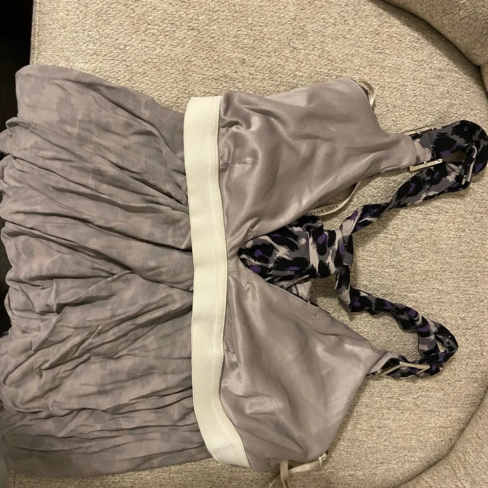 KAREN MILLEN ENGLAND Size S Leopard print Stylish Summer Top - Picture 10 of 10